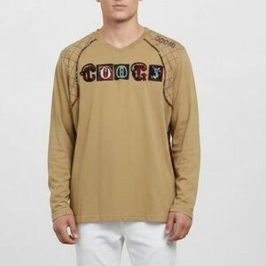 Coogi Australia Vintage 1990's Long Sleeve Rugby Polo Shirt Men's Large